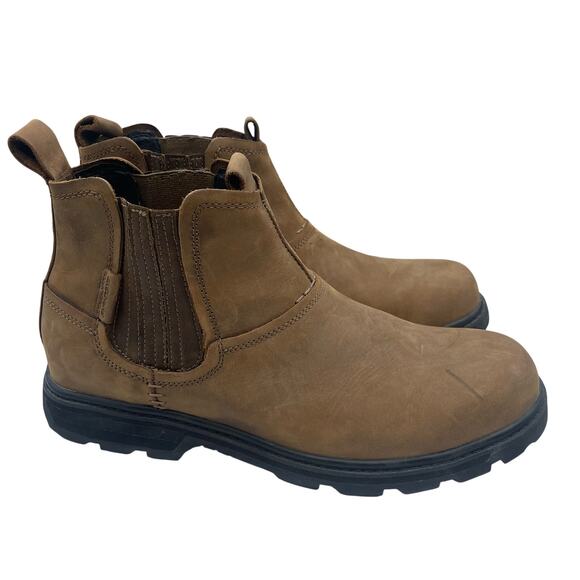Skechers Blaine Orsen Ankle Boots Brown Dark Chocolate Leather Mens 13 main image 5
